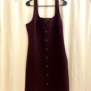 Banana Republic Plum Sheath Midi Dress